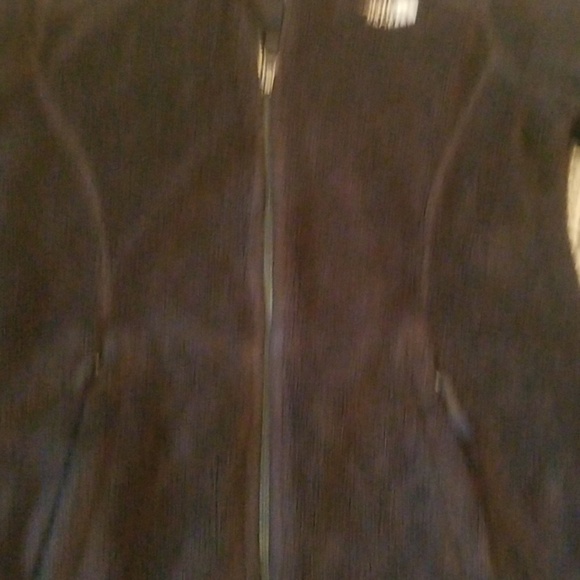 Girls Black Fleece North Face Jacket Size L - Picture 3 of 4